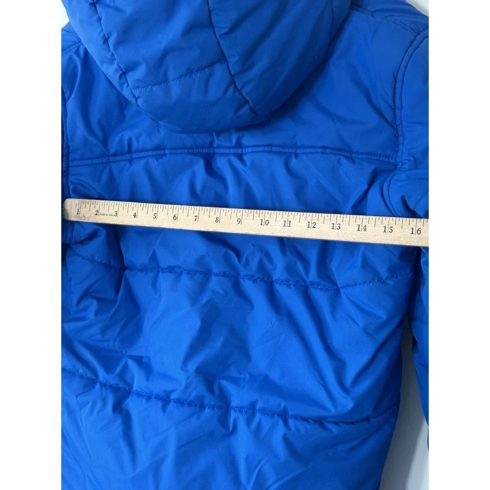 DSG Dick's XL Boys Blue Puffer Jacket Quilted Hooded Winter Coat Barely Used